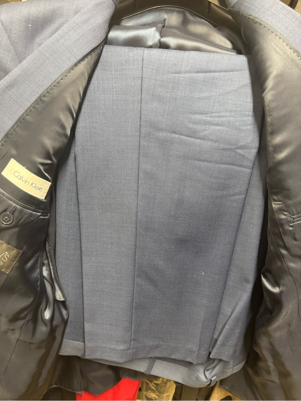 Calvin Klein Men's Dark Blue Suit